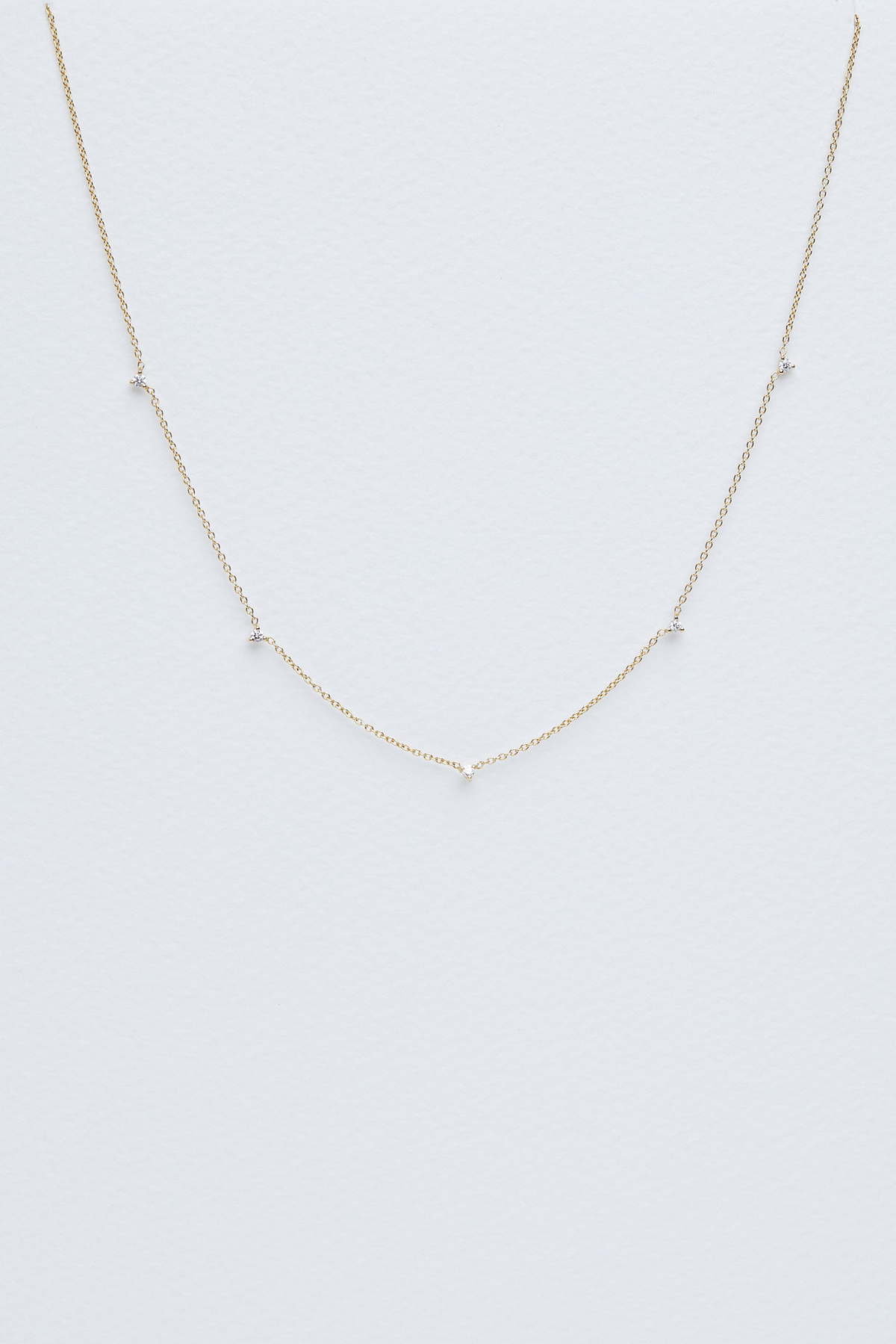 Diamond sprinkle necklace