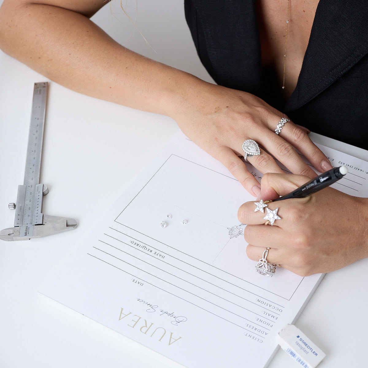 custom jewellery design process