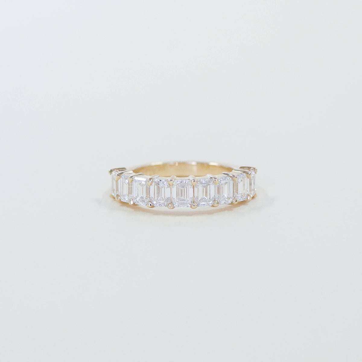 Celine emerald cut diamond ring.