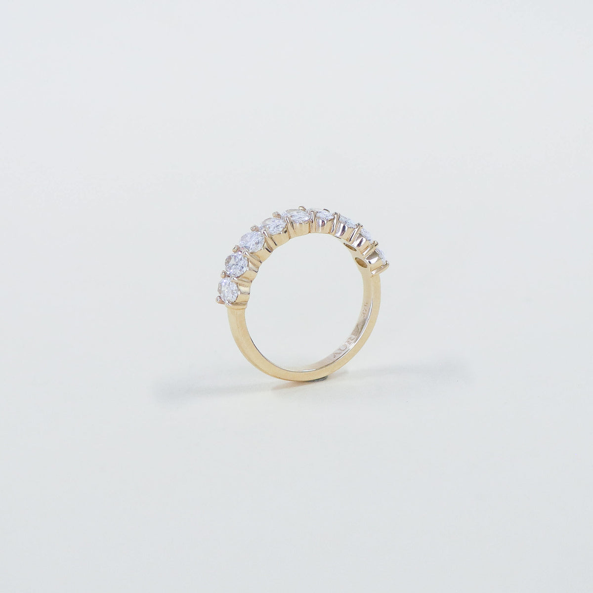 Venus oval diamond ring.