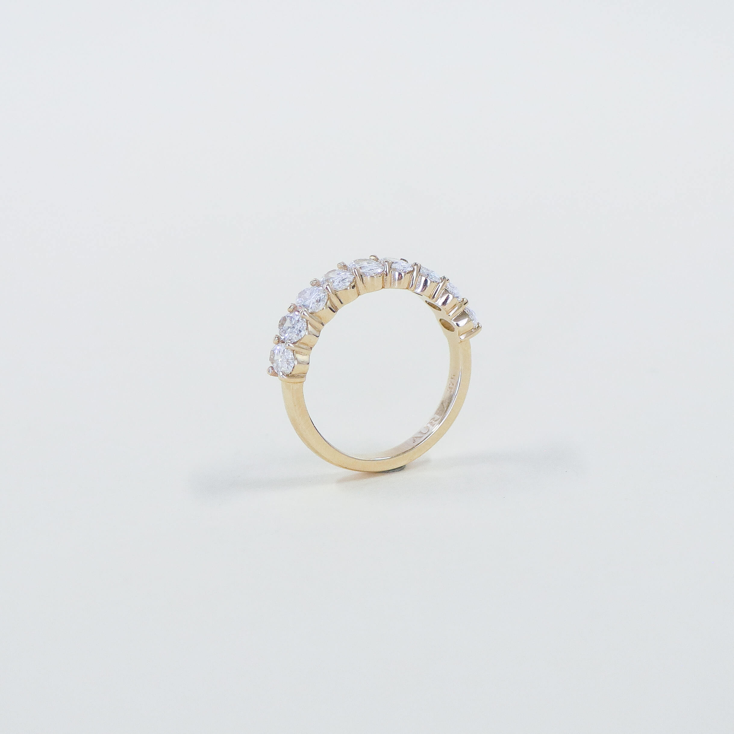 Venus oval diamond ring.