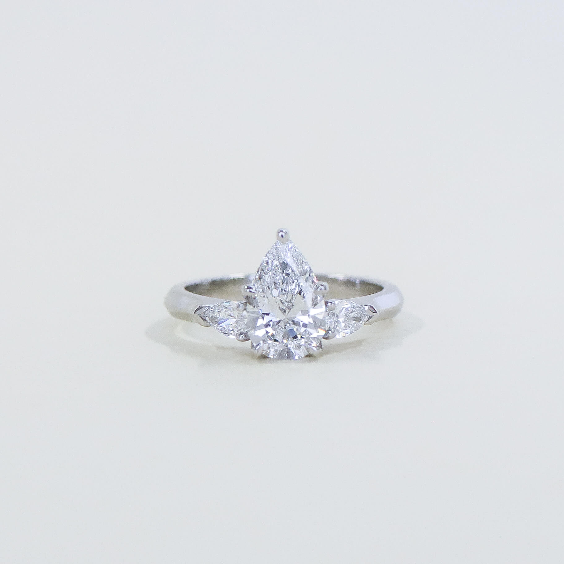 Amaya pear diamond engagement ring
