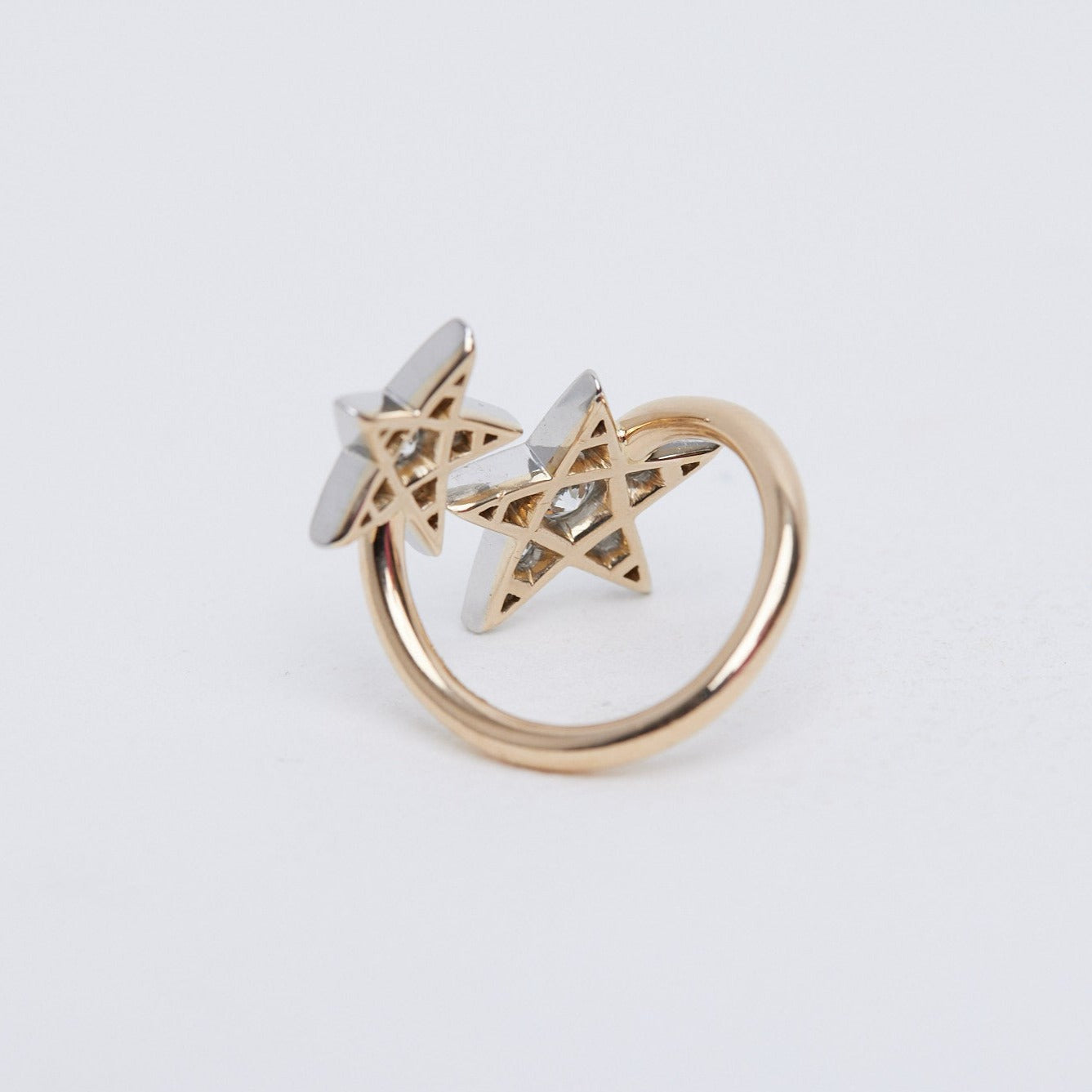 Diamond star ring.